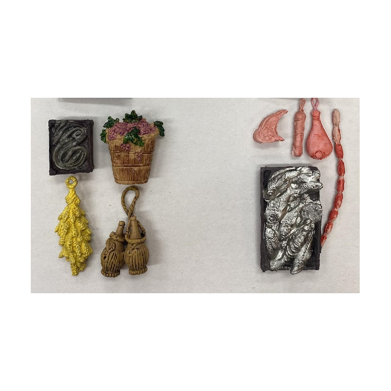 Accessori per presepe in miniatura (cf. 4 pz)