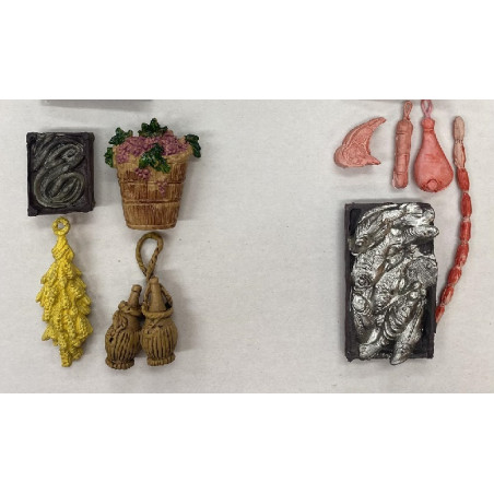 Accessori per presepe in miniatura (cf. 4 pz)
