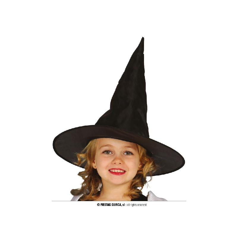 Cappello Strega Nero Bambina