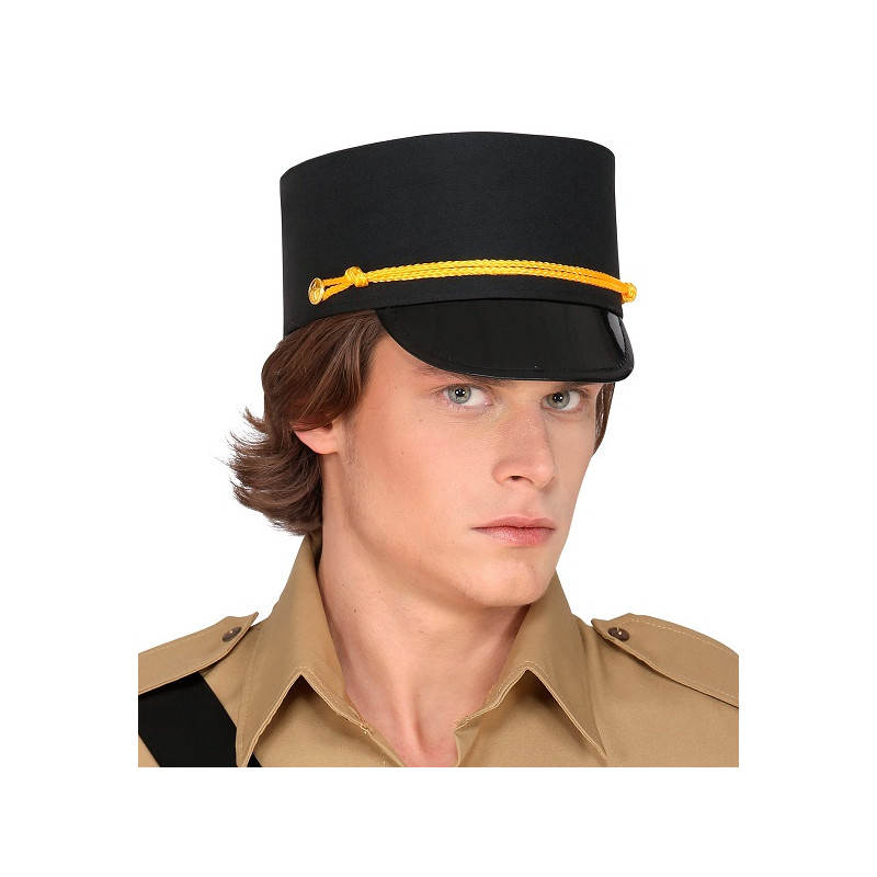 Cappello Uniforme Kepi Nero