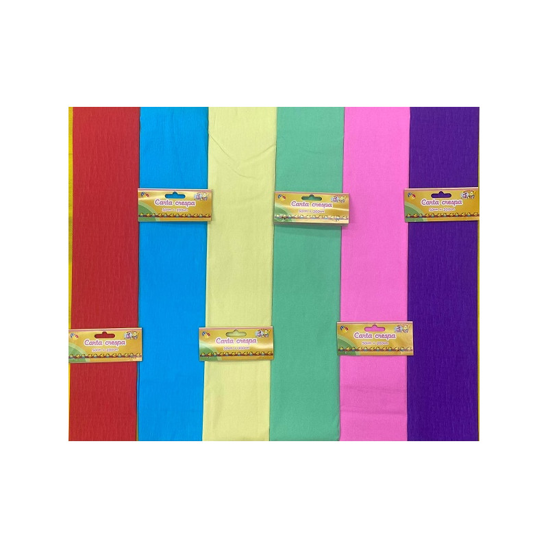 Carta Crespa 50x250 cm col ass