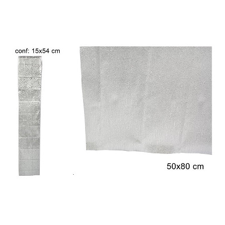 Carta Crespa Argento 50x80 cm