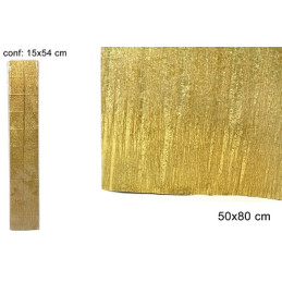 Carta Crespa Oro 50x80 cm