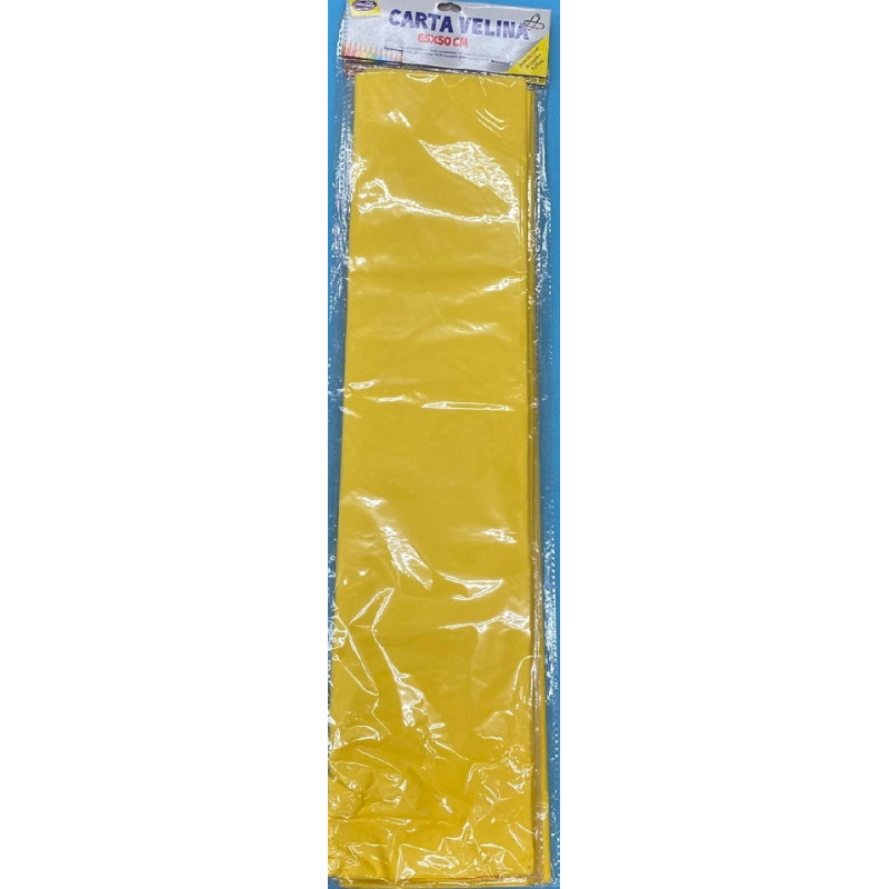 Carta Velina Gialla 65x50 (10 pz)