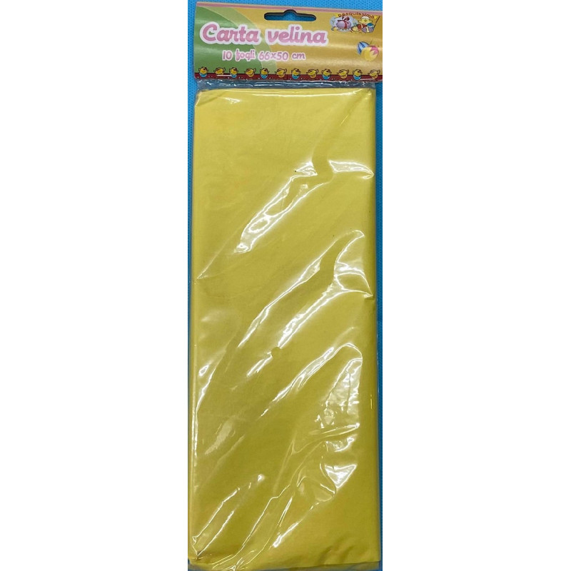 Carta Velina Gialla 65x50 (10 pz)
