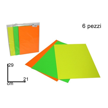 Cartoncino Colorato (cf. 6 pz)