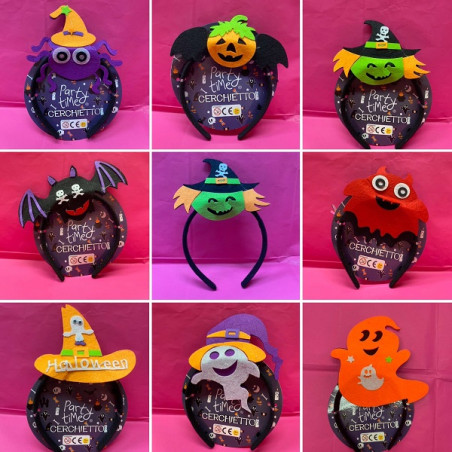 Cerchietto Halloween - 8 mod ass