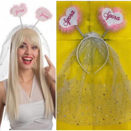 Cerchietto Velo Sposa