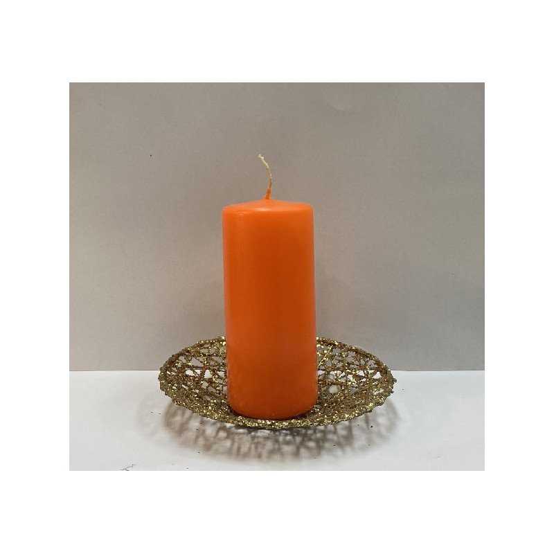 Cero ARANCIONE - h 12 cm - diam 5 cm