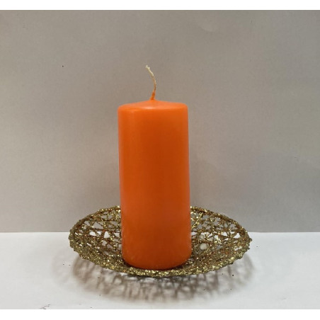 Cero ARANCIONE - h 12 cm - diam 5 cm