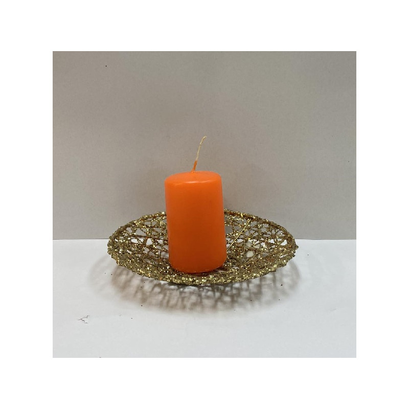 Cero ARANCIONE - h 7 cm - diam 4 cm