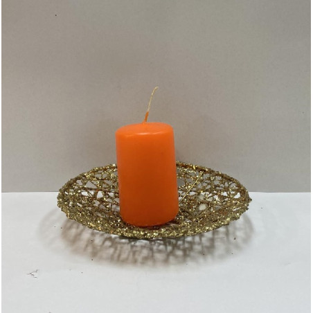 Cero ARANCIONE - h 7 cm - diam 4 cm