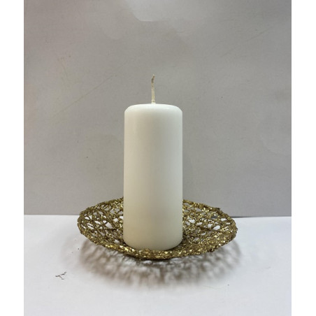 Cero BIANCO - h 12 cm - diam 5 cm