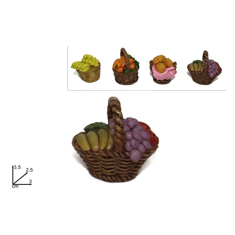 Cestino Frutta - 4 mod ass