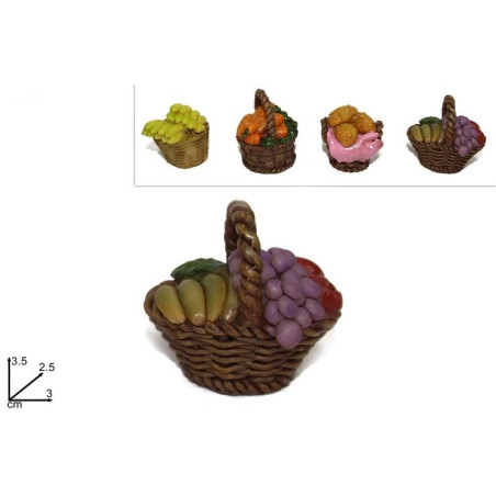 Cestino Frutta - 4 mod ass