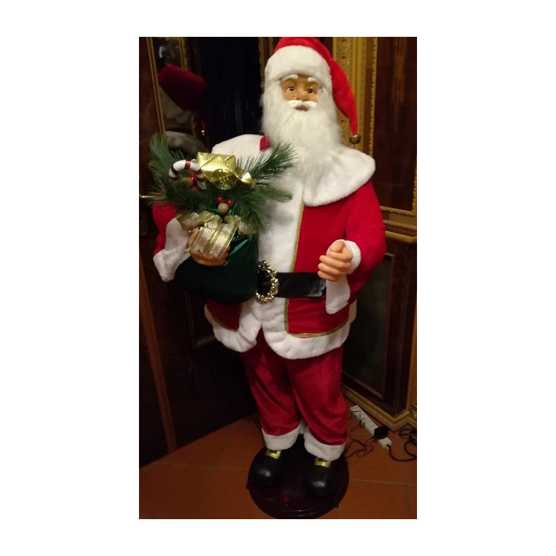 Babbo Natale con movimento e musica 150 cm