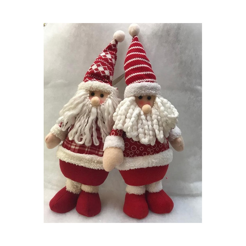 Babbo Natale pupazzo lana 45 cm