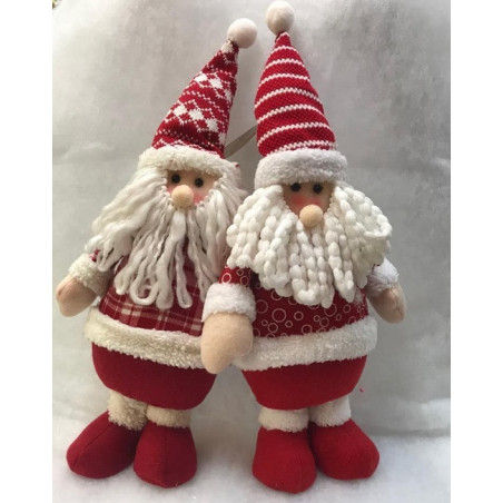 Babbo Natale pupazzo lana 45 cm