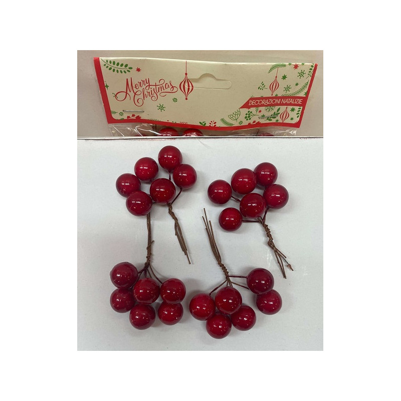 Bacche Rosse in busta (cf. 24 pz)