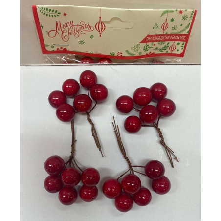 Bacche Rosse in busta (cf. 24 pz)