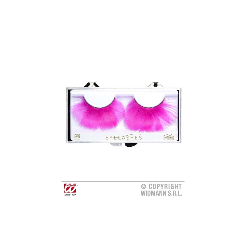 Ciglia Piume Rosa