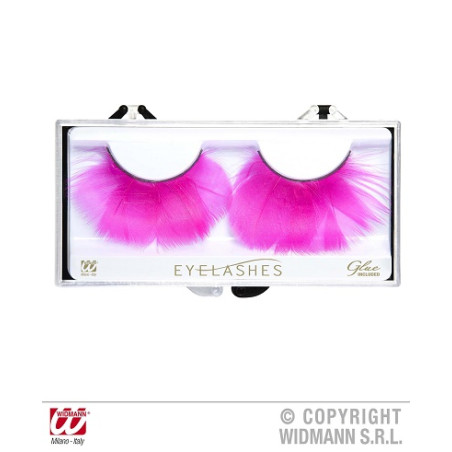 Ciglia Piume Rosa