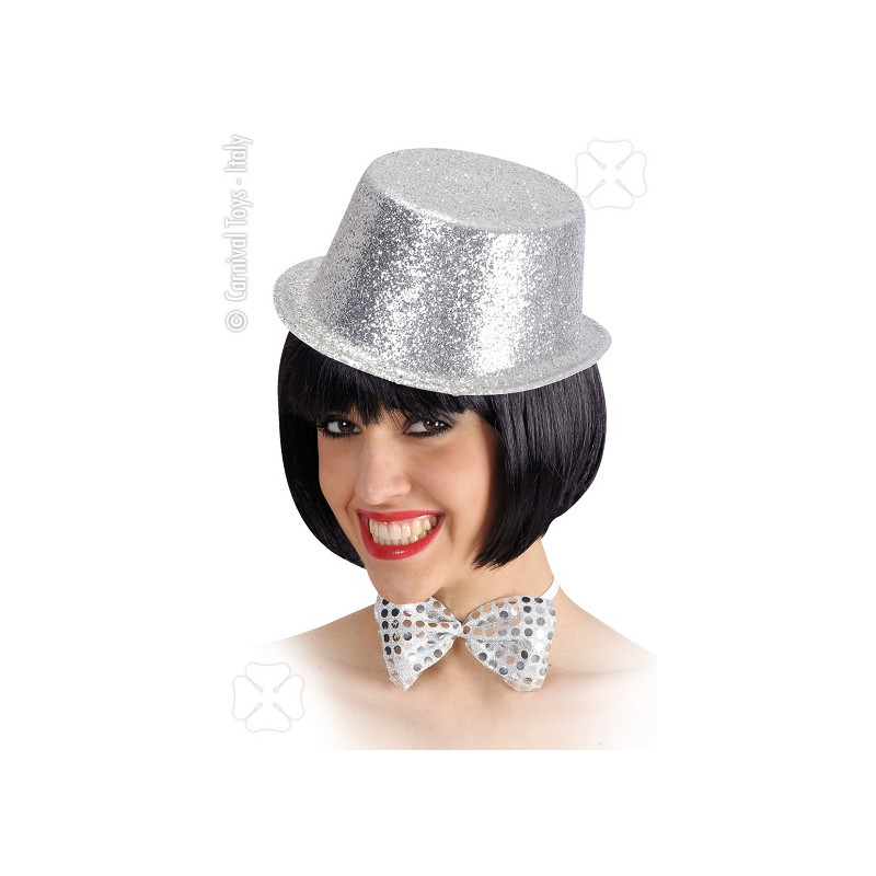 Cilindro Argento Glitter