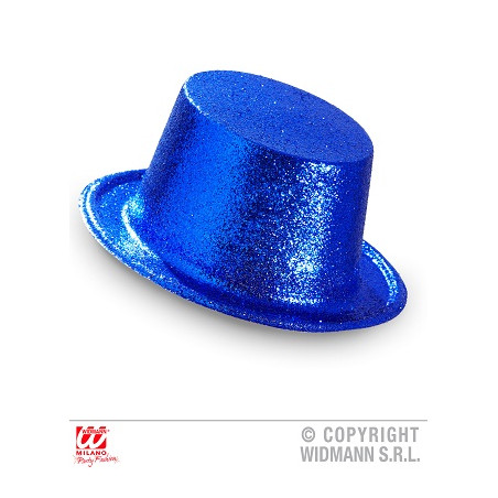 Cilindro Blu' Glitter