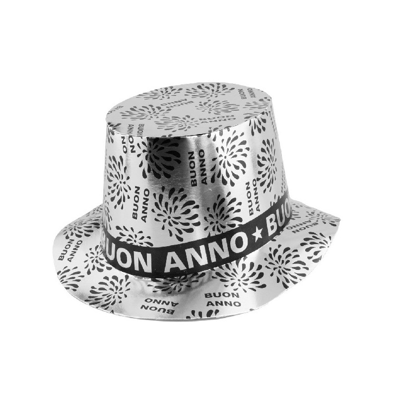 Cilindro Buon Anno Argento