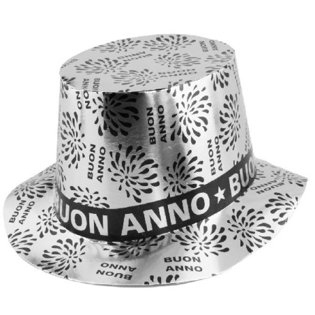 Cilindro Buon Anno Argento