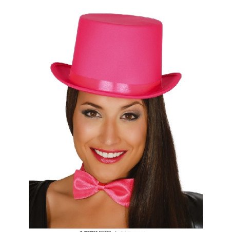 Cilindro Fuxia in Raso