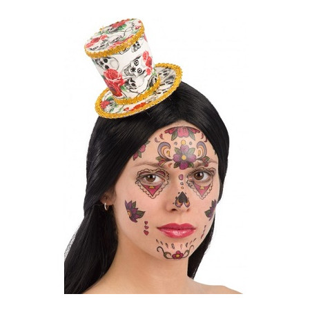 Cilindro Mini Dia de los Muertos