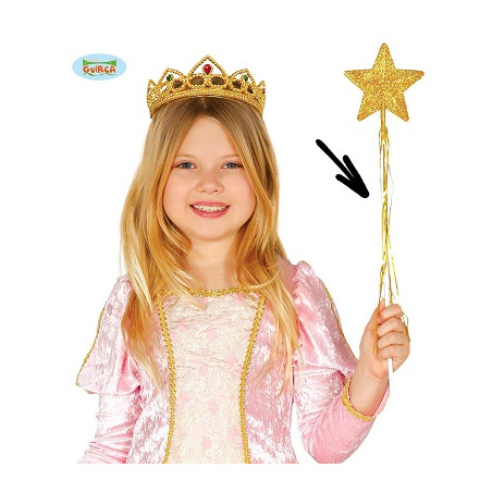 Bacchetta Fata Oro 45 cm