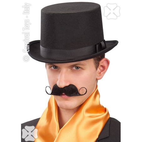 Cilindro Nero in Lana