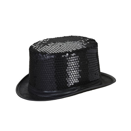 Cilindro Nero in Pajlettes