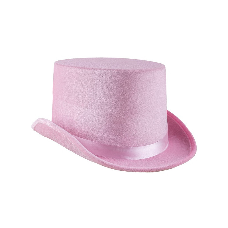 Cilindro Rosa in velluto