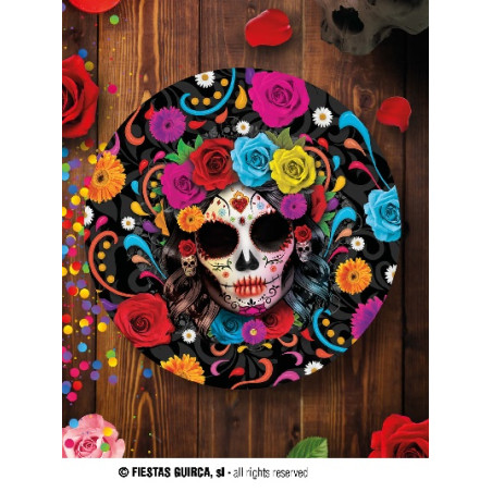 Ciotola Teschio Dia de los Muertos 32 cm