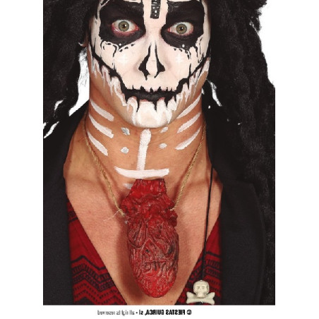 Collana con Cuore Insanguinato