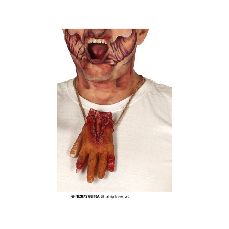 Collana con Mano Mozzata