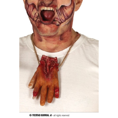 Collana con Mano Mozzata