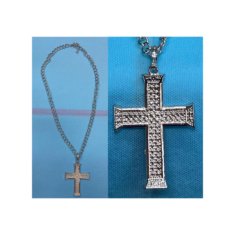 Collana Croce Argento in metallo