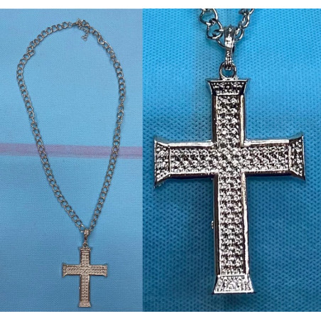 Collana Croce Argento in metallo