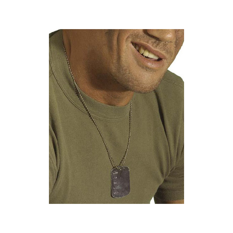 Collana Piastrina Militare