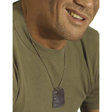 Collana Piastrina Militare