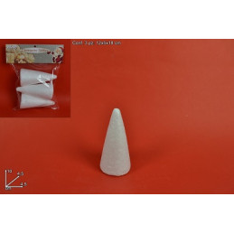 CONO in polistirolo 10 cm (cf. 3 pz)