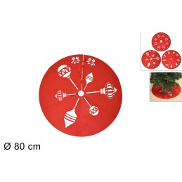 Copribase Albero Rosso 80 cm - 3 mod ass