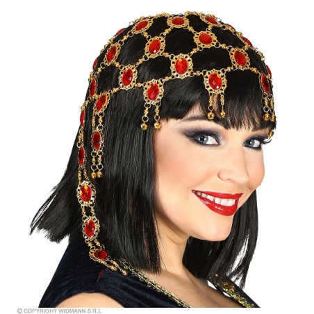 Copricapo Egiziana con pietre