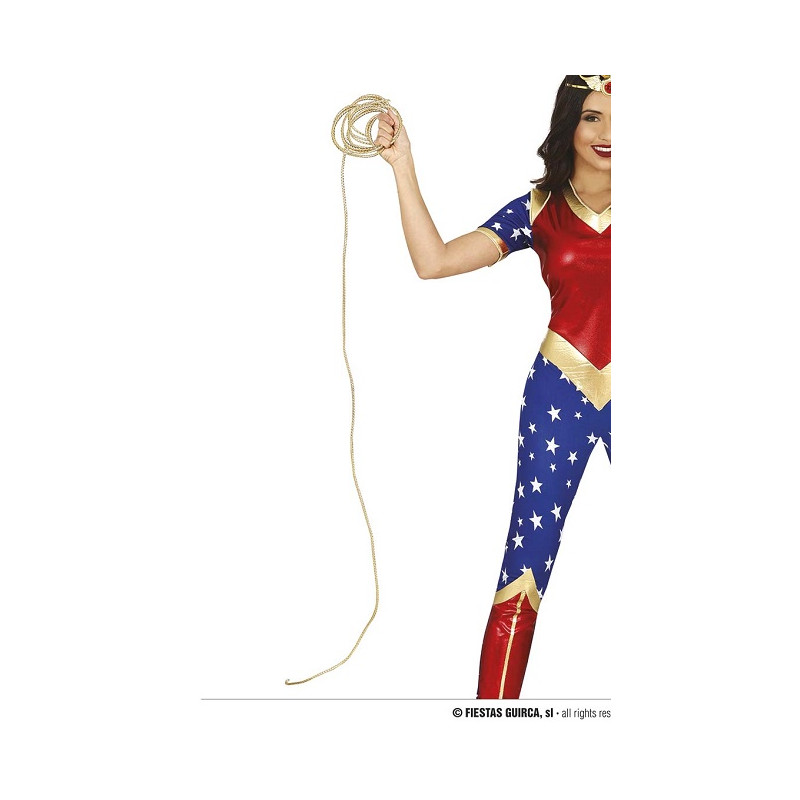 Corda Lazo Oro Wonder Woman 200 cm