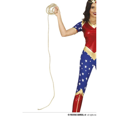 Corda Lazo Oro Wonder Woman 200 cm
