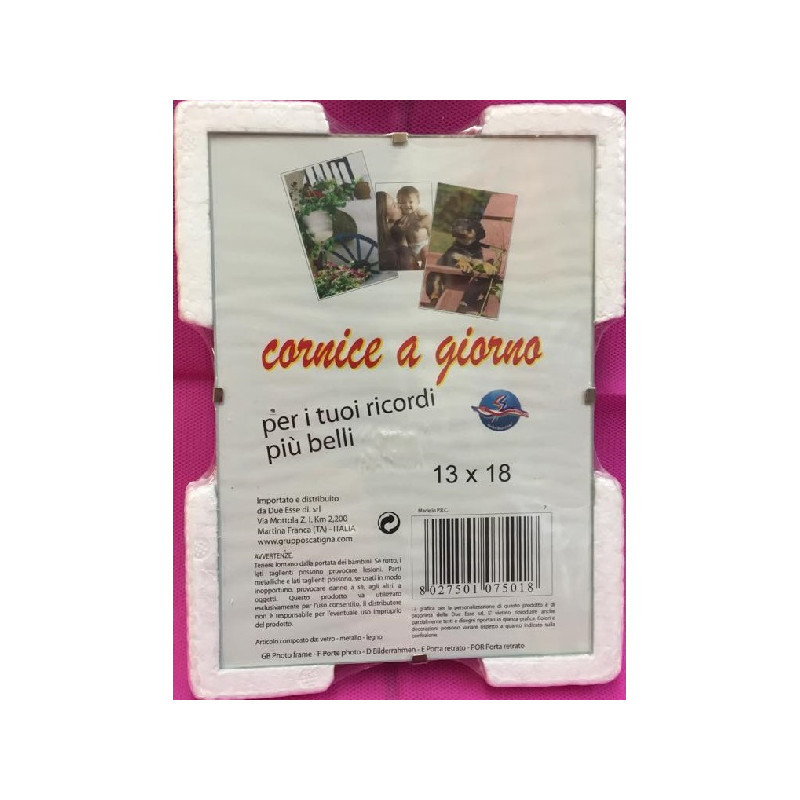 Cornice Foto a giorno 18x13 cm